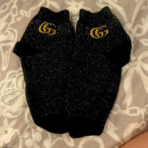 Gucci shiny metallic lurex socks fits women’s sz M - Picture 1 of 2